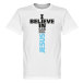 Manchester City T-shirt I Believe In Gabriel Jesus Vit