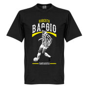 Juventus T-shirt Baggio Juve Fantasista Roberto Baggio Svart