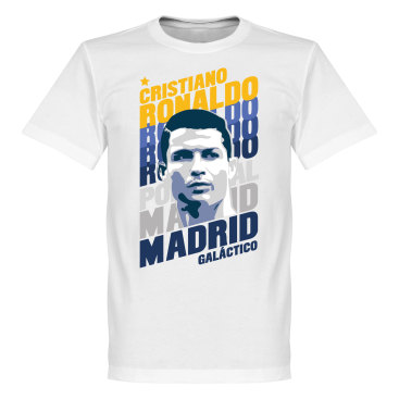 Real Madrid T-shirt Ronaldo Madrid Portrait Barn Cristiano Ronaldo Vit