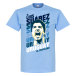 Uruguay T-shirt Portrait Luis Suarez Ljusblå