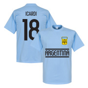 Argentina T-shirt Icardi Team Ljusblå