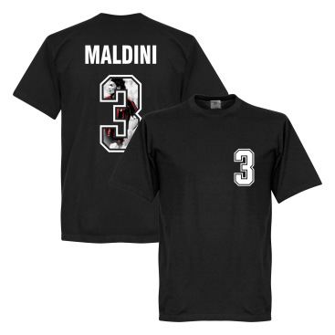 Milan T-shirt Maldini 3 Gallery Paolo Maldini Svart