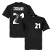 Juventus T-shirt Zidane Gallery Zinedine Zidane Svart