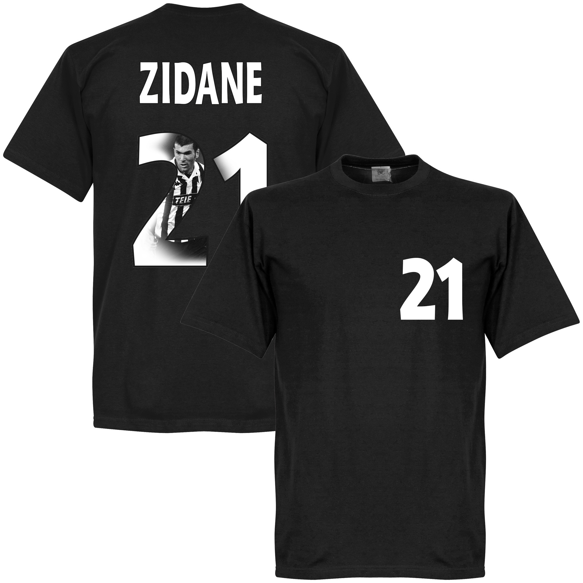 Juventus T-shirt Zidane Gallery Zinedine Zidane Svart