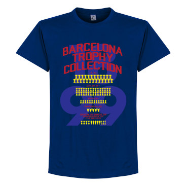 Barcelona T-shirt 18-19 Barca Trophy Collection Blå