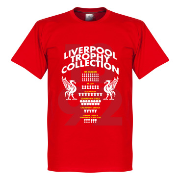 Liverpool T-shirt Trophy Collection Röd