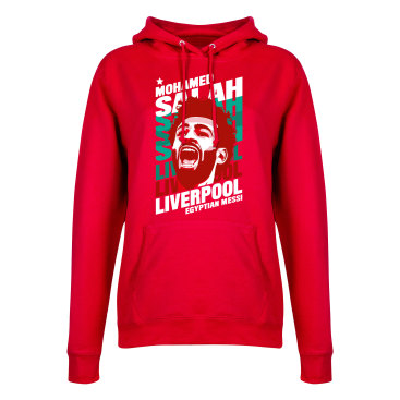 Liverpool Huvtröja Salah Portrait Dam Mohamed Salah Röd