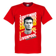 Liverpool T-shirt Coutinho Portrait Philippe Coutinho Röd