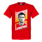 Liverpool T-shirt Coutinho Portrait Philippe Coutinho Röd