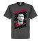 Barcelona T-shirt Coutinho Portrait Philippe Coutinho Mörkgrå