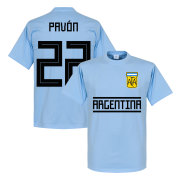 Argentina T-shirt Pavon 22 Team Ljusblå