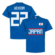 Japan T-shirt Uchida 22 Team Blå