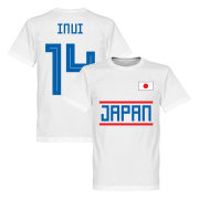 Japan T-shirt Inui 14 Team Vit