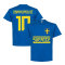Sverige T-shirt Ibrahimovic 10 Team Zlatan Ibrahimovic Blå