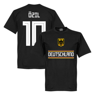 Tyskland T-shirt Özil 10 Team Mesut Ozil Svart