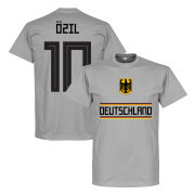 Tyskland T-shirt Özil 10 Team Mesut Ozil Grå