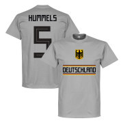 Tyskland T-shirt Hummels 5 Grå