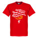 Liverpool T-shirt Salah Mane Mane Röd