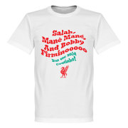 Liverpool T-shirt Salah Mane Mane Vit