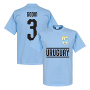 Uruguay T-shirt Godin 3 Team Ljusblå