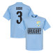 Uruguay T-shirt Godin 3 Team Ljusblå