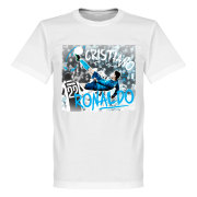 Real Madrid T-shirt Ronaldo Bicycle Kick Barn Cristiano Ronaldo Vit