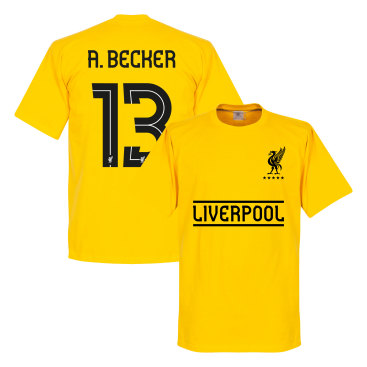 Liverpool T-shirt Becker 13 Team Barn Gul