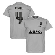 Liverpool T-shirt Virgil 4 Team Grå