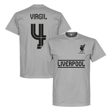 Liverpool T-shirt Virgil 4 Team Grå