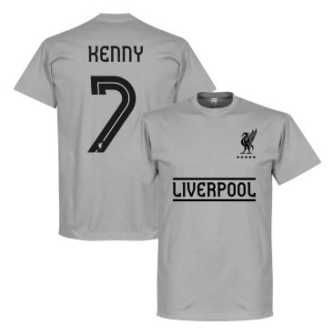 Liverpool T-shirt Kenny 7 Team Kenny Dalglish Grå