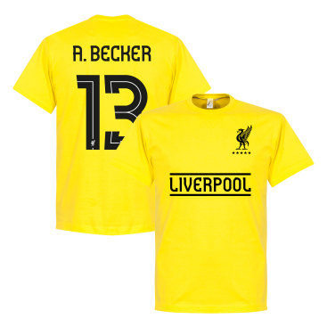 Liverpool T-shirt A Becker 13 Team Gul