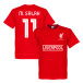 Liverpool T-shirt Salah 11 Team Mohamed Salah Röd
