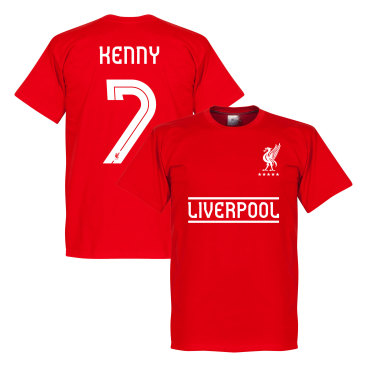 Liverpool T-shirt Kenny 7 Team Kenny Dalglish Röd