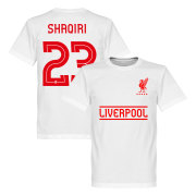 Liverpool T-shirt Shaqiri 23 Team Jamie Vardy Vit