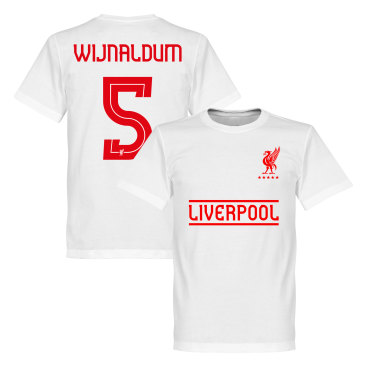 Liverpool T-shirt Wijnaldum 5 Team Vit