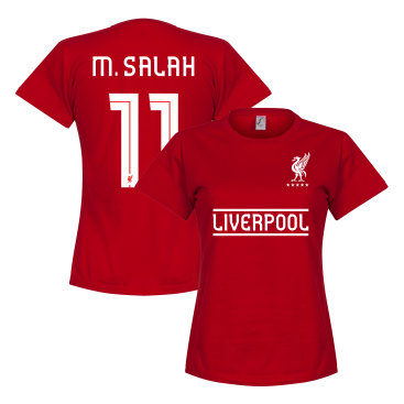 Liverpool T-shirt Msalah 11 Team Dam Mohamed Salah Röd