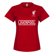 Liverpool T-shirt Team Dam Röd