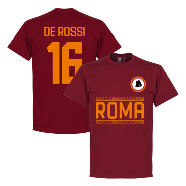 Roma T-shirt As De Rossi 16 Team Röd