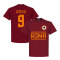 Roma T-shirt As Dzeko 9 Team Edin Dzeko Röd