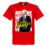 Arsenal T-shirt Arsene Wenger Legend Röd
