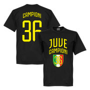 Juventus T-shirt Winners Juve Campioni 36 Svart