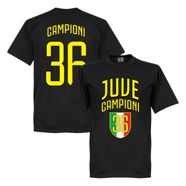 Juventus T-shirt Winners Juve Campioni 36 Svart