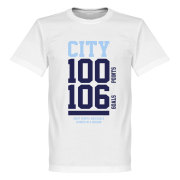 Manchester City T-shirt Man City 100 Vit