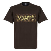 Psg T-shirt Mbappé Km Pattern Kylian Mbappe Brun