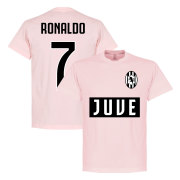Juventus T-shirt Juve Ronaldo 7 Team Cristiano Ronaldo Rosa