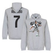 grau Ronaldo 7 Script Boys Kapuzenpullover grau Ronaldo 7 Script Boys Kapuzenpullover