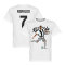 Juventus T-shirt Ronaldo 7 Script Cristiano Ronaldo Vit