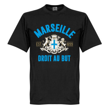 Olympique Marseille T-shirt Marseille Established Svart
