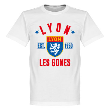 Olympique Lyonnais T-shirt Lyon Established Vit