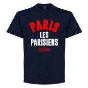 Psg T-shirt Paris Established Mörkblå